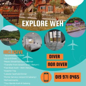 Dive Package Explore Weh Island ( Fullboard ) 2025